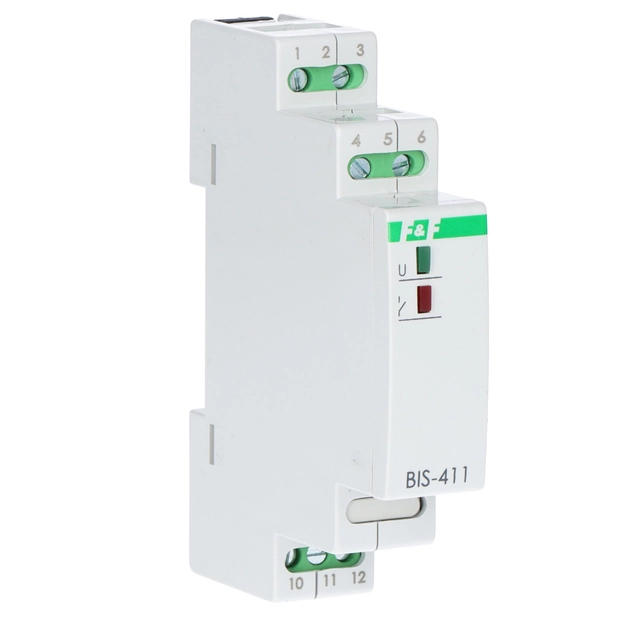 Bistable relay, for DIN rail, with inrush relay 160A/20ms 24V BIS-411-LED-24V