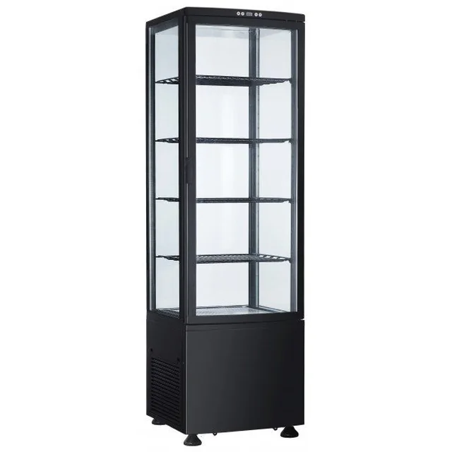 Βιτρίνα ψυγείου (χωρητικότητα 235 l) BLACK INVEST HORECA RT-235L BLACK