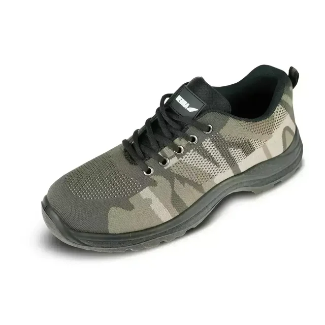 BIZTONSÁGI CIPŐ, DEDRA OHS CIPŐ BH9M5-40 CAMO, MÉRET: 40, KAT.S1 SRC