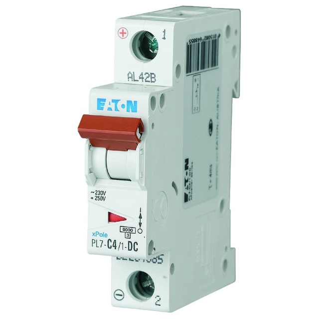 Biztosíték 10kA DC PL7-C4/1-DC