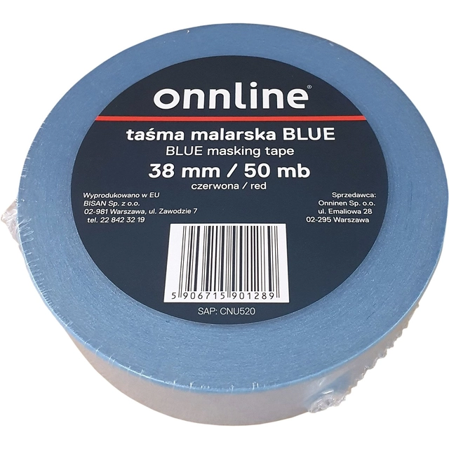 BLÅ malertape 38mm/50mb online