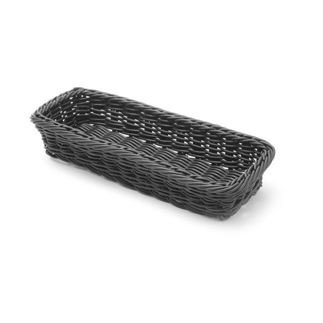 Black cutlery basket