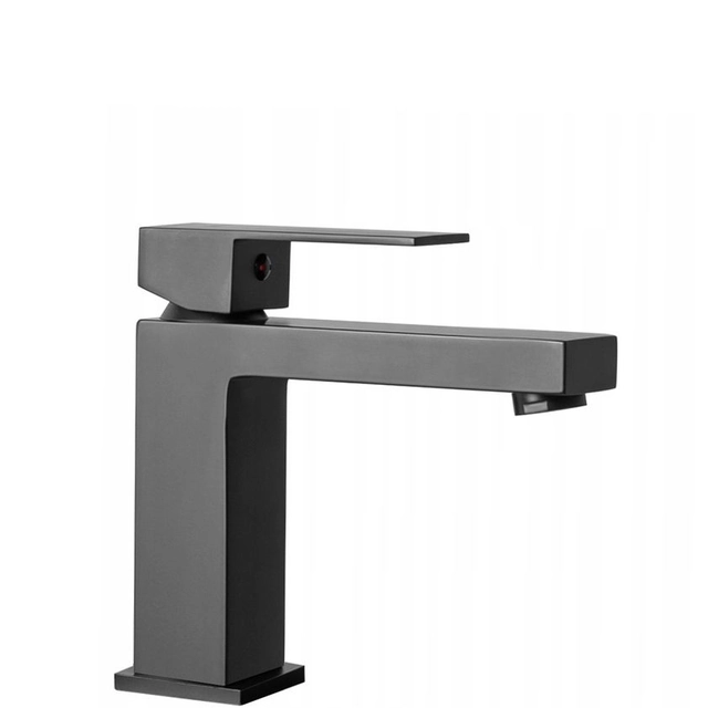 Black fitting for low REA FENIX washbasin