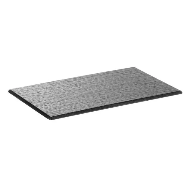 Black melamine tray, APS slate imitation 162x265mm Basic variant