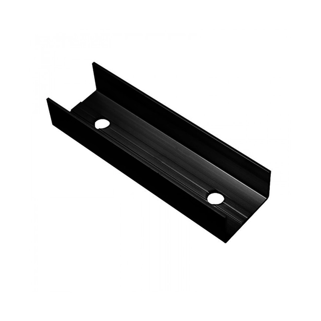 Black mounting profile connector 40x40 photovoltaics