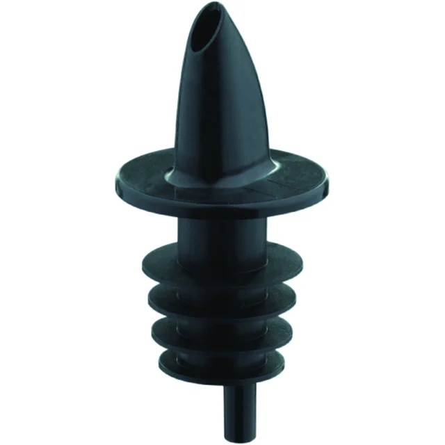 Black plastic pourer