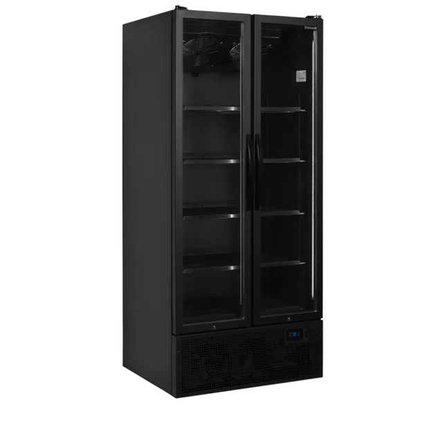 Black refrigerator refrigerated display cabinet 707L FS890H BLACK