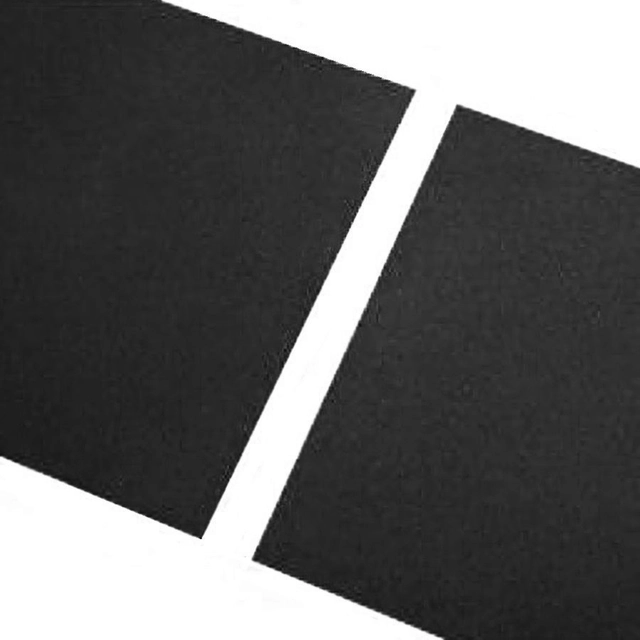 Black rubber smooth tile FLOMA - length 100 cm, width 100 cm and height 1.1 cm