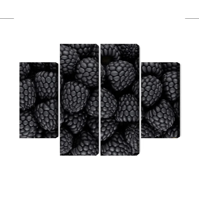 Blackberry Multi-Piece Image on Macro Scale