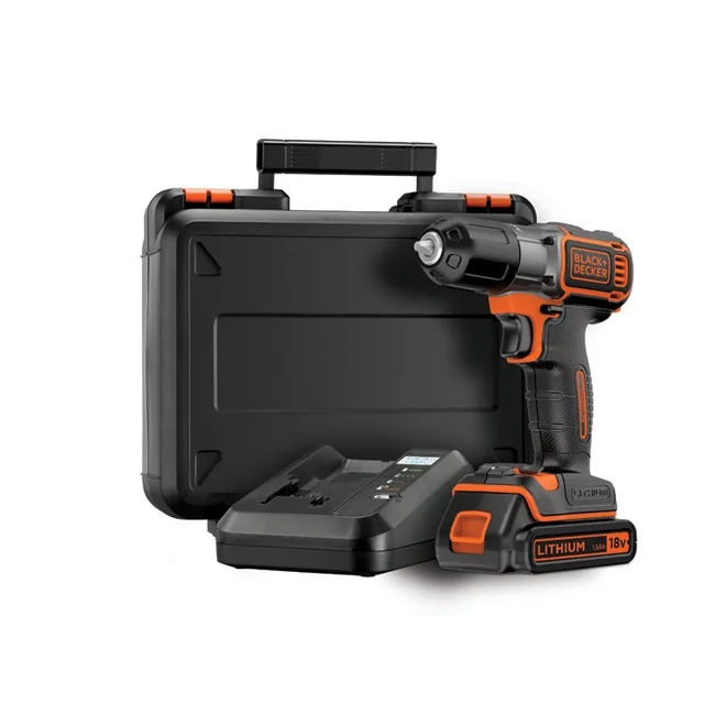 Black&Decker fúró/csavarozó 18 V 1 x akkumulátor 1.5 Ah