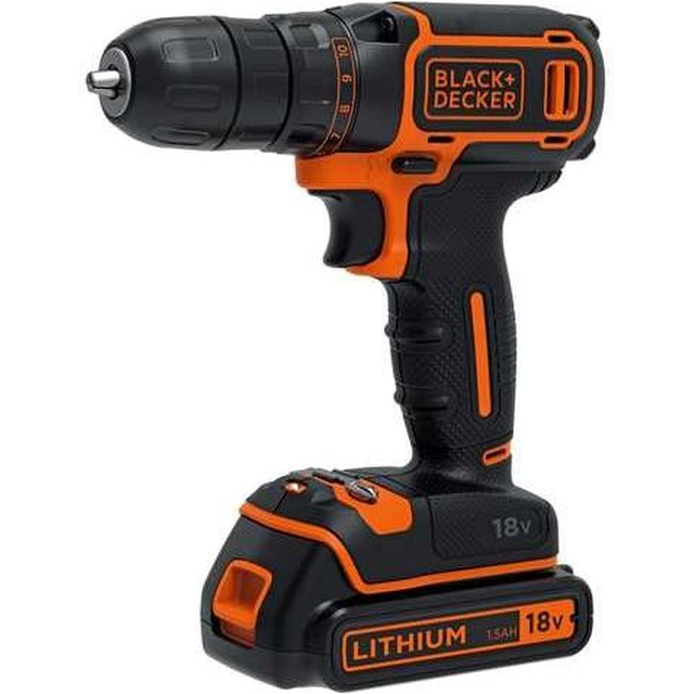 Black&Decker vrtalnik/vijačnik BDCDC18K 18 V 1 x baterija 1.5 Ah