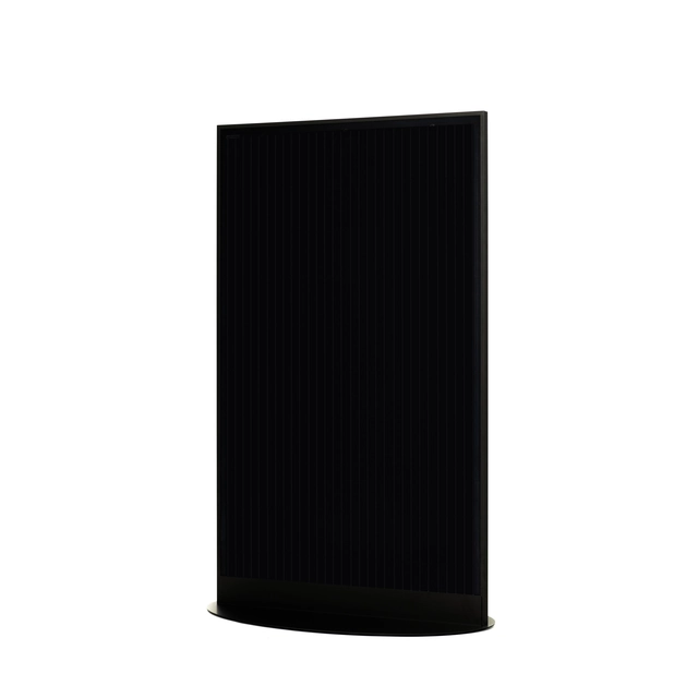 BLACKSTAR üleni mustast klaasist klaasist päikesemoodul raamiga firmalt SoliTek