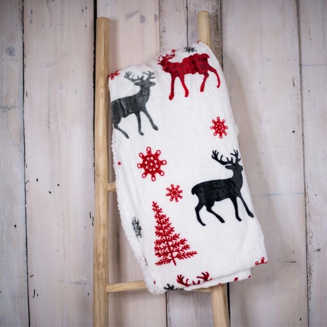 Blanket 150 x 200 cm Lamb - red deer