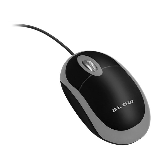 BLÅS MP-20 USB optisk mus, grå