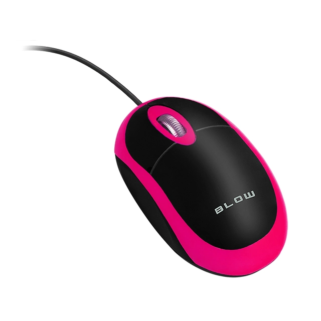 BLÅS MP-20 USB optisk mus, rosa