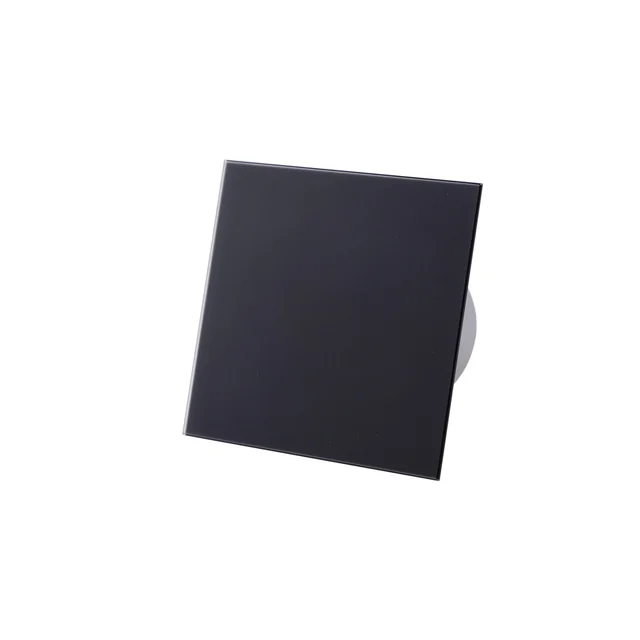 Blende für Awenta Trax-Lüfterkörper, glänzend schwarz PTGBP 100mm