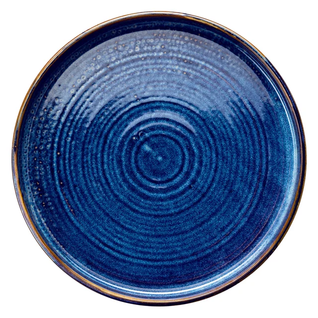 BLEU PROFOND Assiette plate, dia. 25 cm