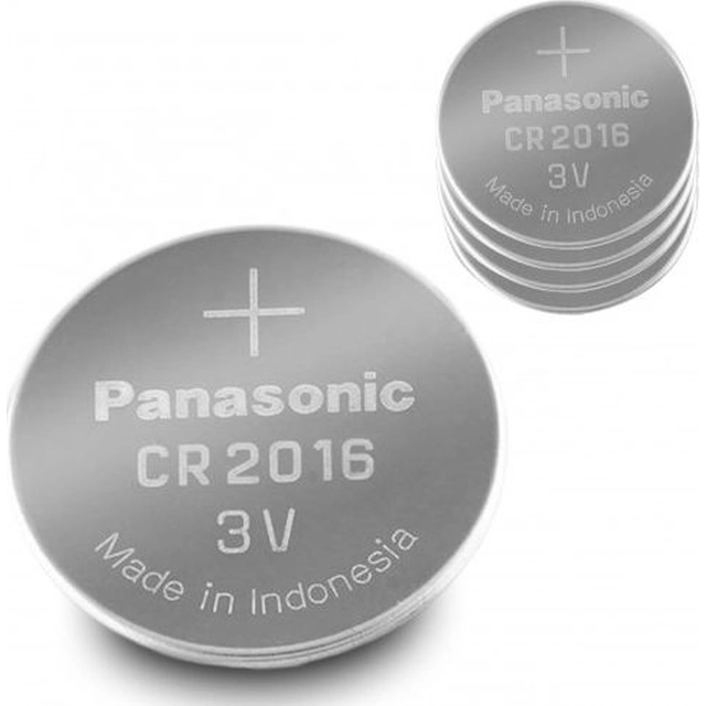 Blíster de Baterías Panasonic CR2016 5 ud.