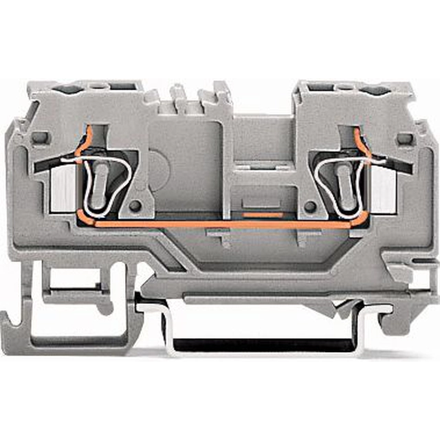 Bloc terminal Wago 2-przewodowa 4mm2 negru (2004-1205)