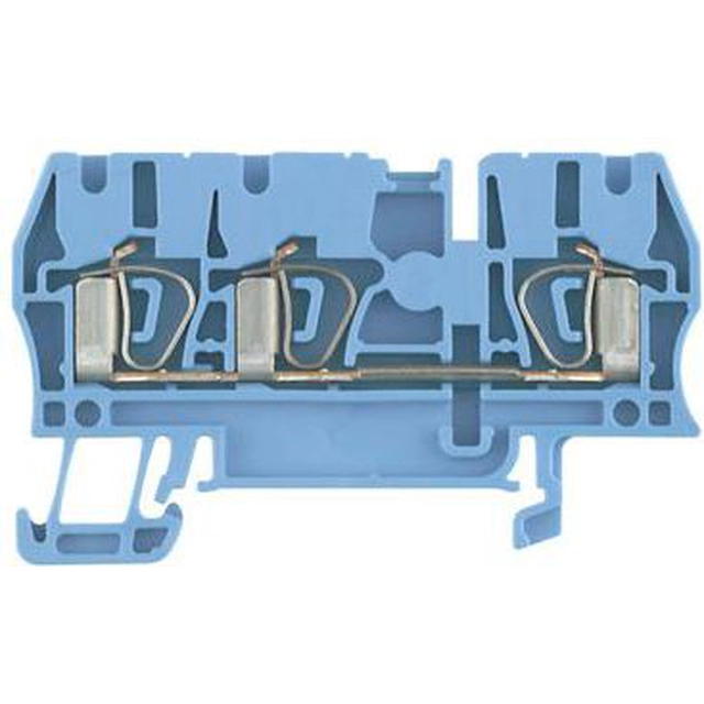 Bloc terminal Weidmuller 3-przewodowa 2,5mm2 albastru (1608550000)