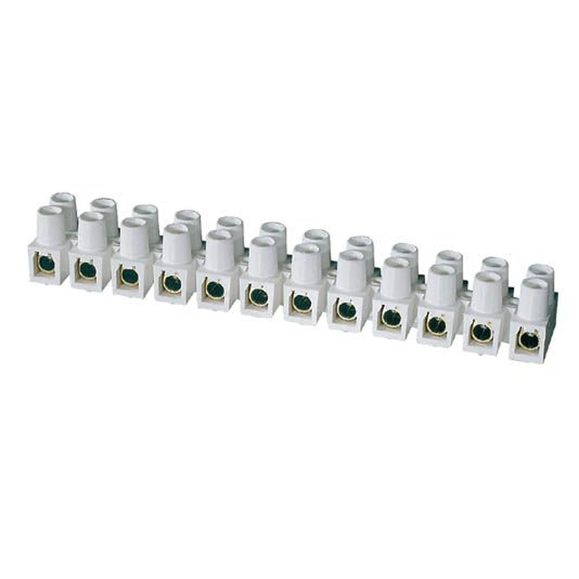 Bloco terminal Simet LTA 12-16 12-torowa 16mm2 branco (22612216)