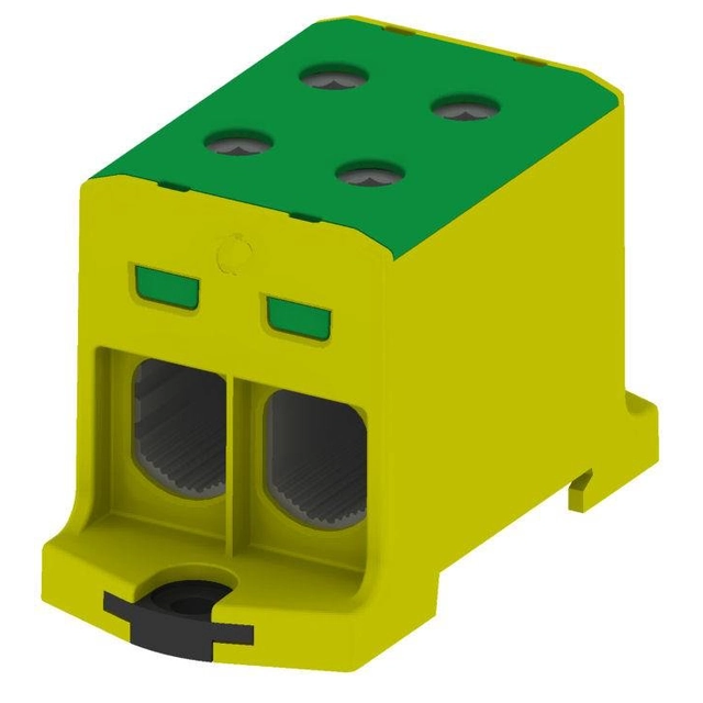 Bloco terminal Simet Rail T022095 6-95mm2 Al/Cu amarelo-verde 89735009