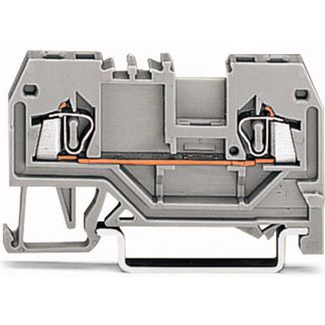 Bloco terminal Wago 2-przewodowa 1,5mm2 laranja (279-902)