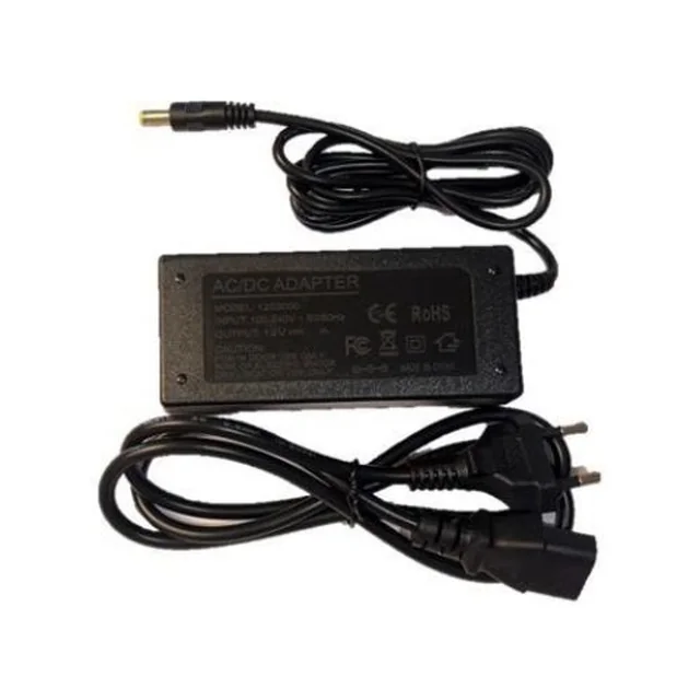 Блок живлення 12V 5A з проводом - PXW DPSA-5012C