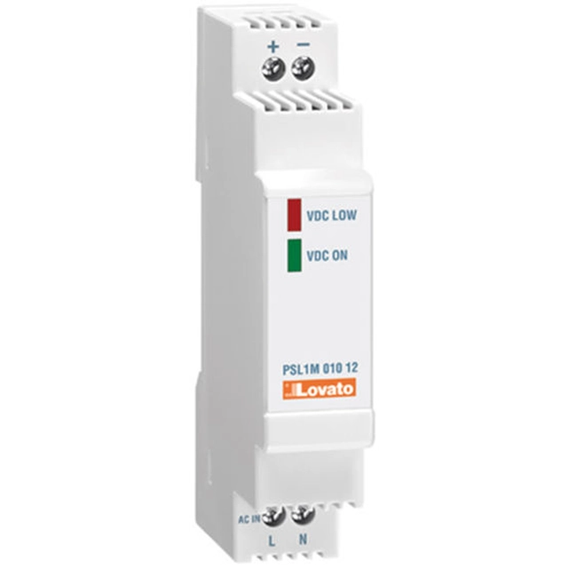 Блок живлення Lovato Electric Однофазний 100-240V AC/12V DC 10W 0,83A модульний