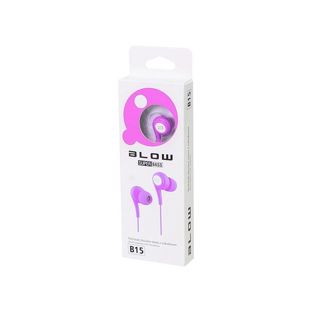 BLOW B-15 PINK į ausis įdedamas ausinės