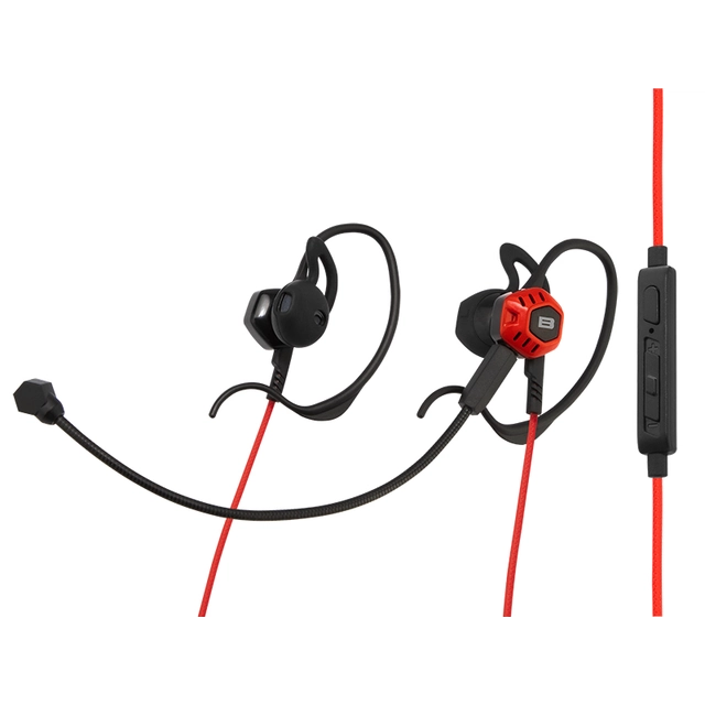 BLOW B-16 NEGRO/ROJO auriculares intraaurales + micrófono