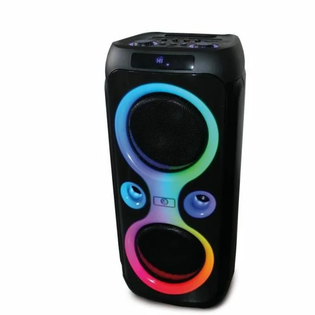 Bluetooth-højttaler Bærbar R-music Roller Box Sort