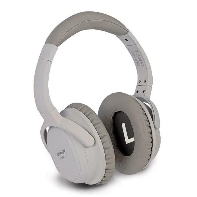 Bluetooth-kuulokkeet mikrofonilla LINDY LH500XW Harmaa