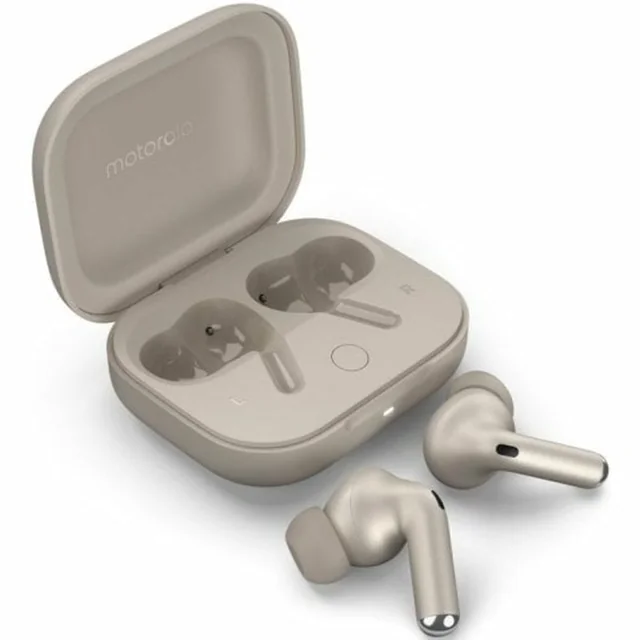 Bluetooth слушалки Motorola BUDS + BEACH SAND Сиви