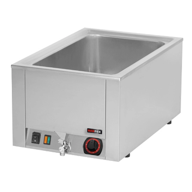 BMV - 1120 ﻿Bain Marie GN 1/1 - 200 Einzelzimmer mit Wasserhahn