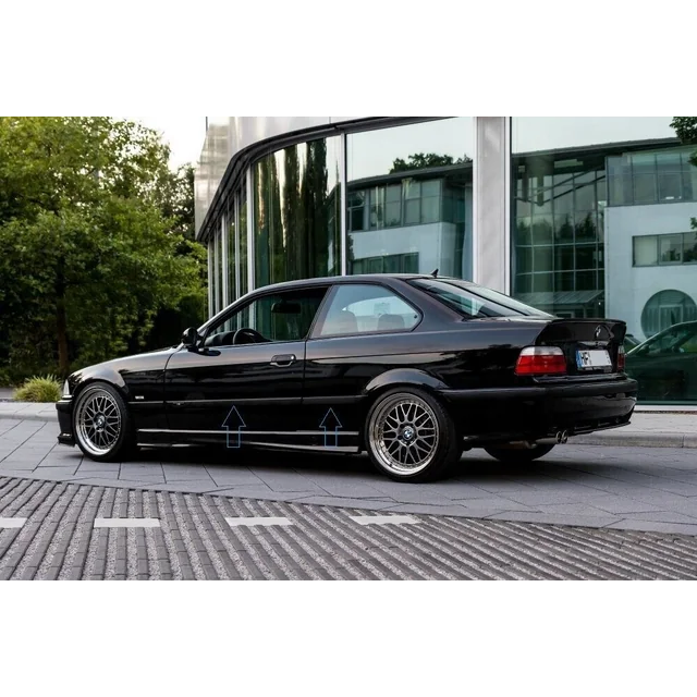 BMW E36 318 325 328 1992-98 - Chromen zijstrips, verchroomde deuren