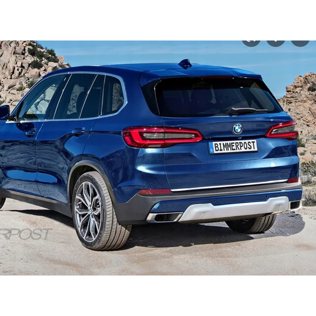 BMW X5 (G05, F95) 2018+ CHROOM strip op kofferdeksel