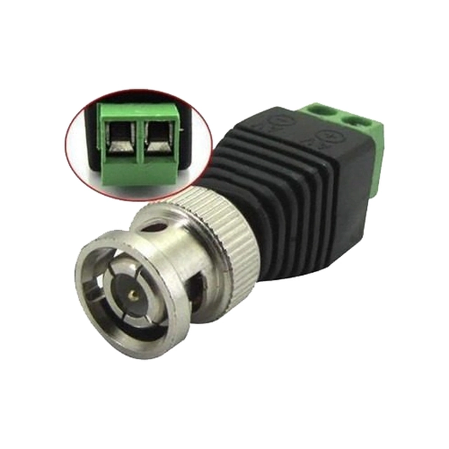 BNC screw clamp connector