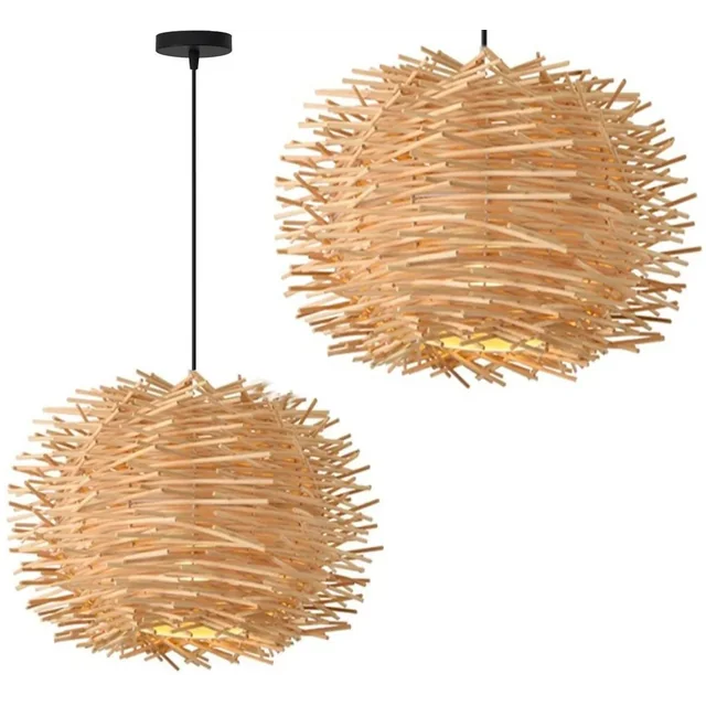 BOHO NATÜRLICHE HÄNGE-DECKENLAMPE APP1485-1CP