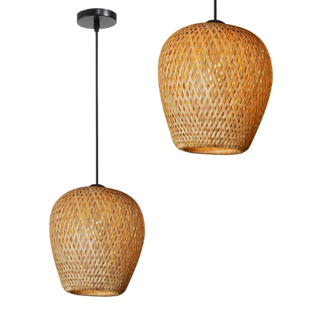 BOHO NATÜRLICHE HÄNGE-DECKENLAMPE APP885-1CP