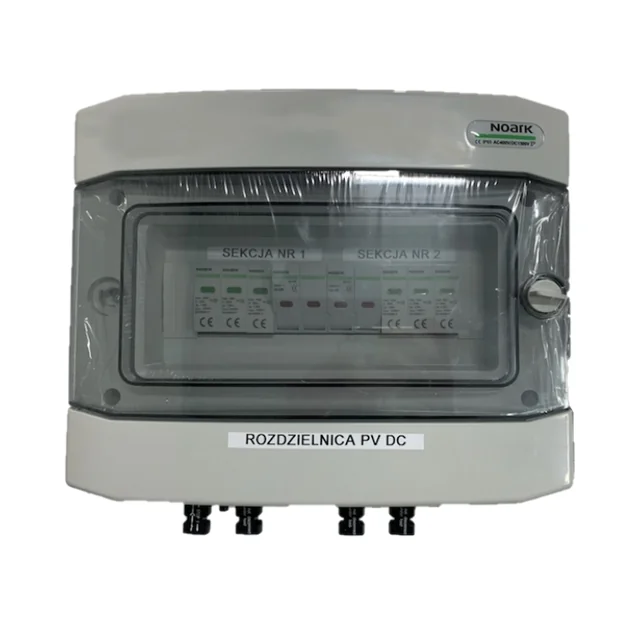 Boîte de dérivation hermétique avec parafoudre DC 1000V type 1+2, 2*łańcuch PV, 2*MPPT