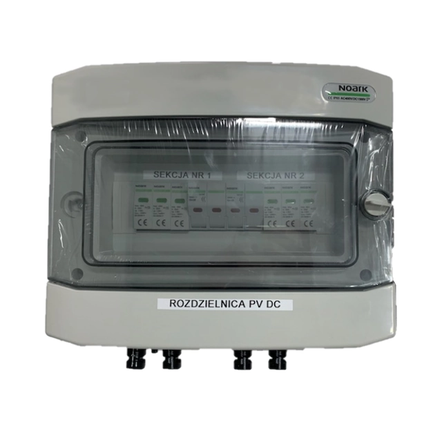 Boîte de dérivation hermétique avec parafoudre DC 1000V type 2, 2*łańcuch PV, 2*MPPT