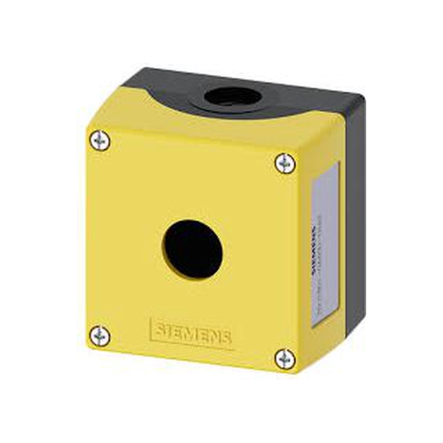 Boîtier cassette Siemens 1-otworowa 22mm noir et jaune M20 (3SU1801-0AA00-0AA2)