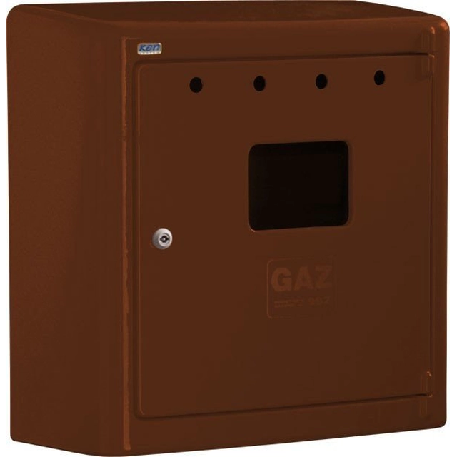 Boîtier de compteur de gaz marron G66/P apparent