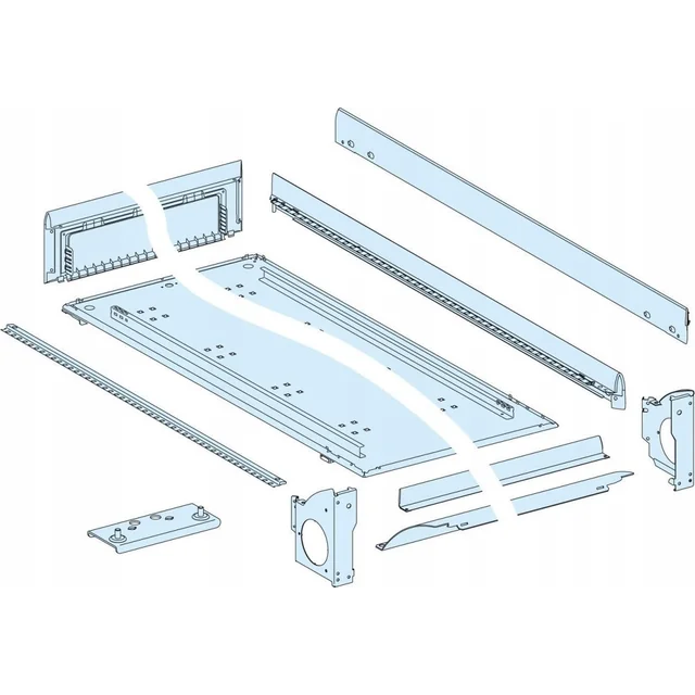 Boîtier du compartiment à câbles Schneider Electric Prisma Plus G 1530x300x205mm IP30 LVS08272