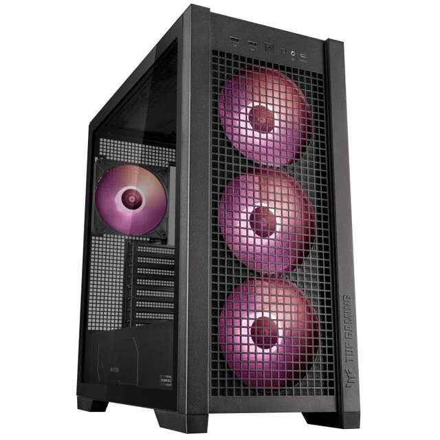 BOITIER MIDITOWER ATX SANS PSU/BK TUF GAMING GT302 ARGB ASUS