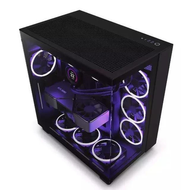 BOITIER MIDITOWER ATX SANS PSU/NOIR H9 FLOW NZXT