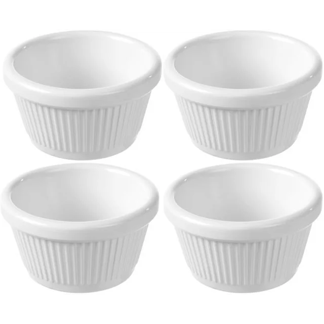 Bol ramekin, crema, 70x70x(H)37 mm - set 4 buc.