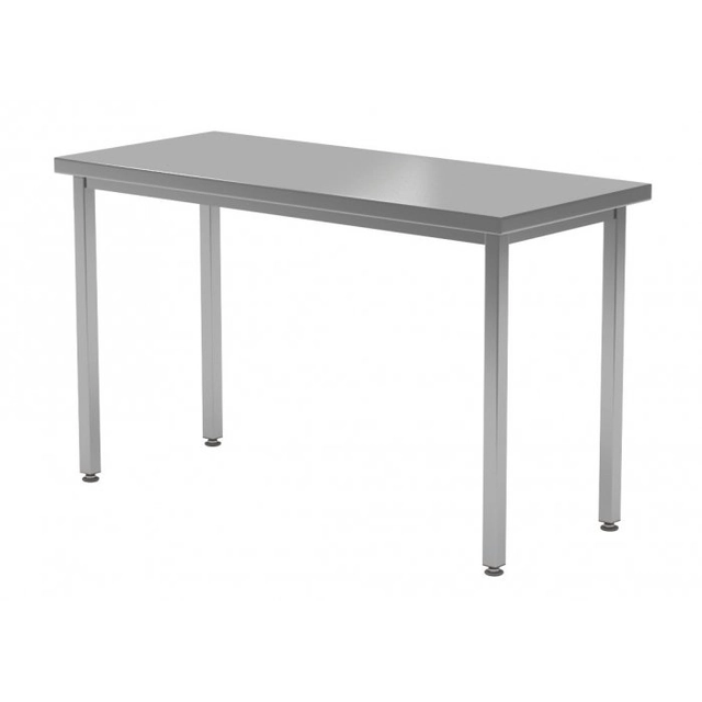 Bolted central table 1400 x 700 x 850 mm POLGAST 110147SK 110147SK