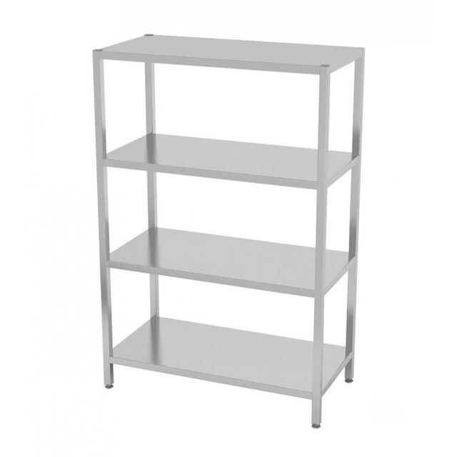 Bolted warehouse rack, 4 full shelves 800 x 600 x 1800 mm POLGAST 334086SK 334086SK